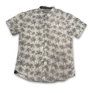 Palm Tree Button Up | Men's XL | MBX Denim Wear